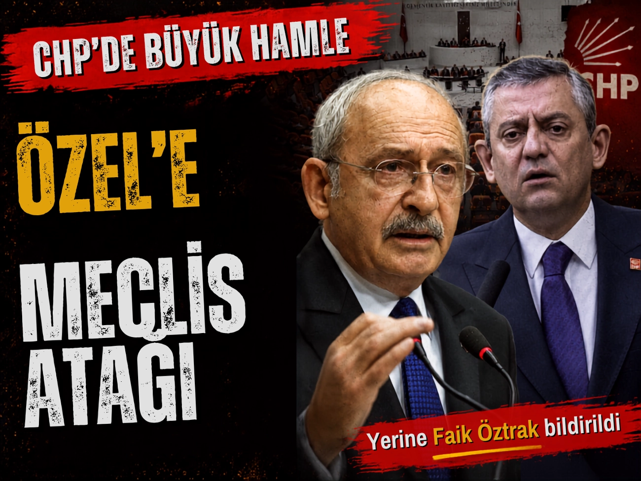 Kılıçdaroğlu Özgür Özel’i görevden aldı: Yerine Faik Öztrak atandı