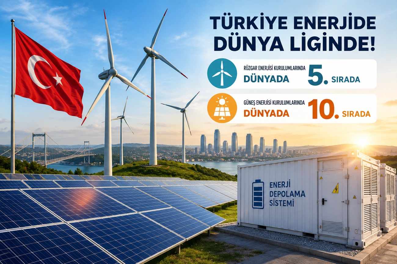 Türkiye güneşte ilk 10’da, rüzgarda dünya beşincisi