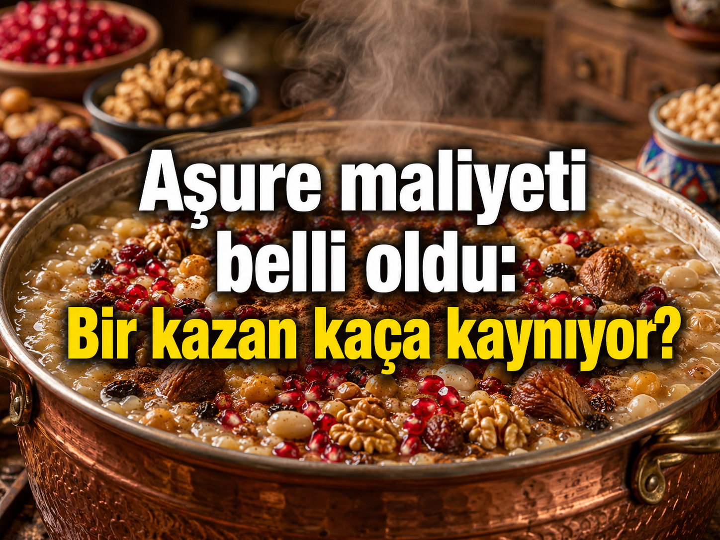 Aşure maliyeti belli oldu: Bir kazan kaça kaynıyor?