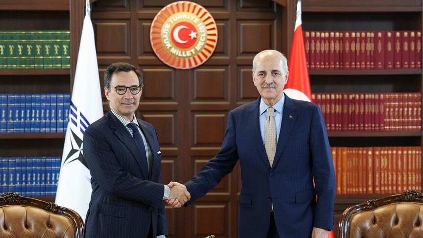 Kurtulmuş, NATO PA Başkanı Perestrello ile bir araya geldi