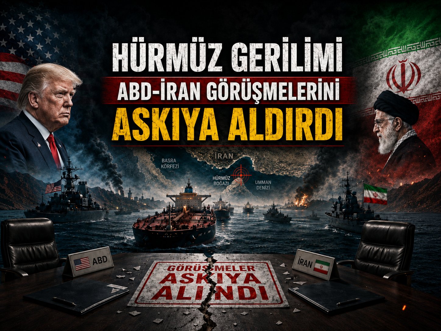 Hürmüz gerilimi ABD-İran görüşmelerini askıya aldırdı