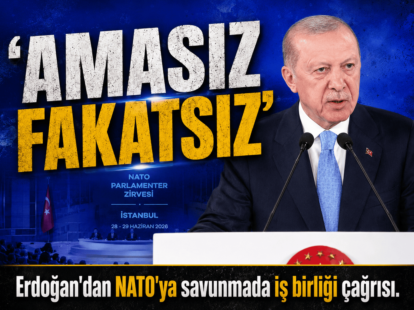 Erdoğan’dan NATO uyarısı: Tarihi bir dönemeçteyiz