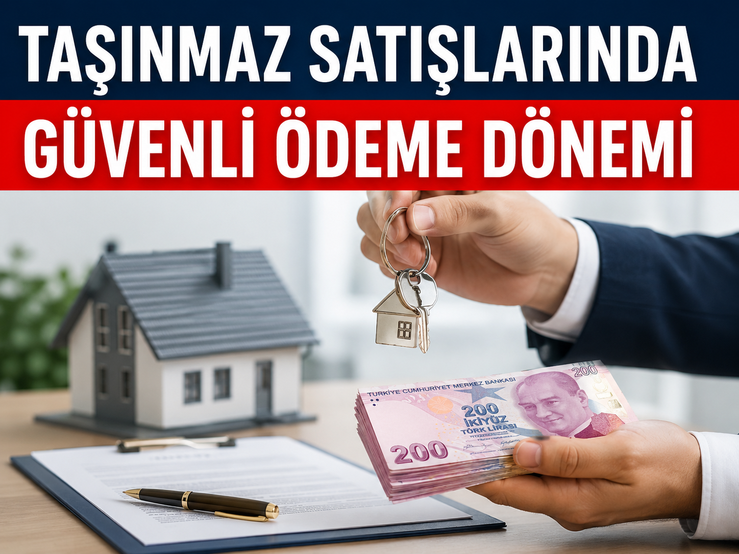 Taşınmaz satışlarında Güvenli Ödeme Sistemi 1 Ekim'de zorunlu oluyor! İşte merak edilenler