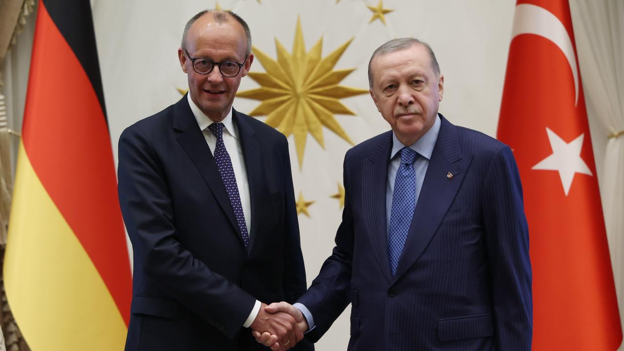 Cumhurbaşkanı Erdoğan, Almanya Başbakanı Friedrich Merz ile görüştü