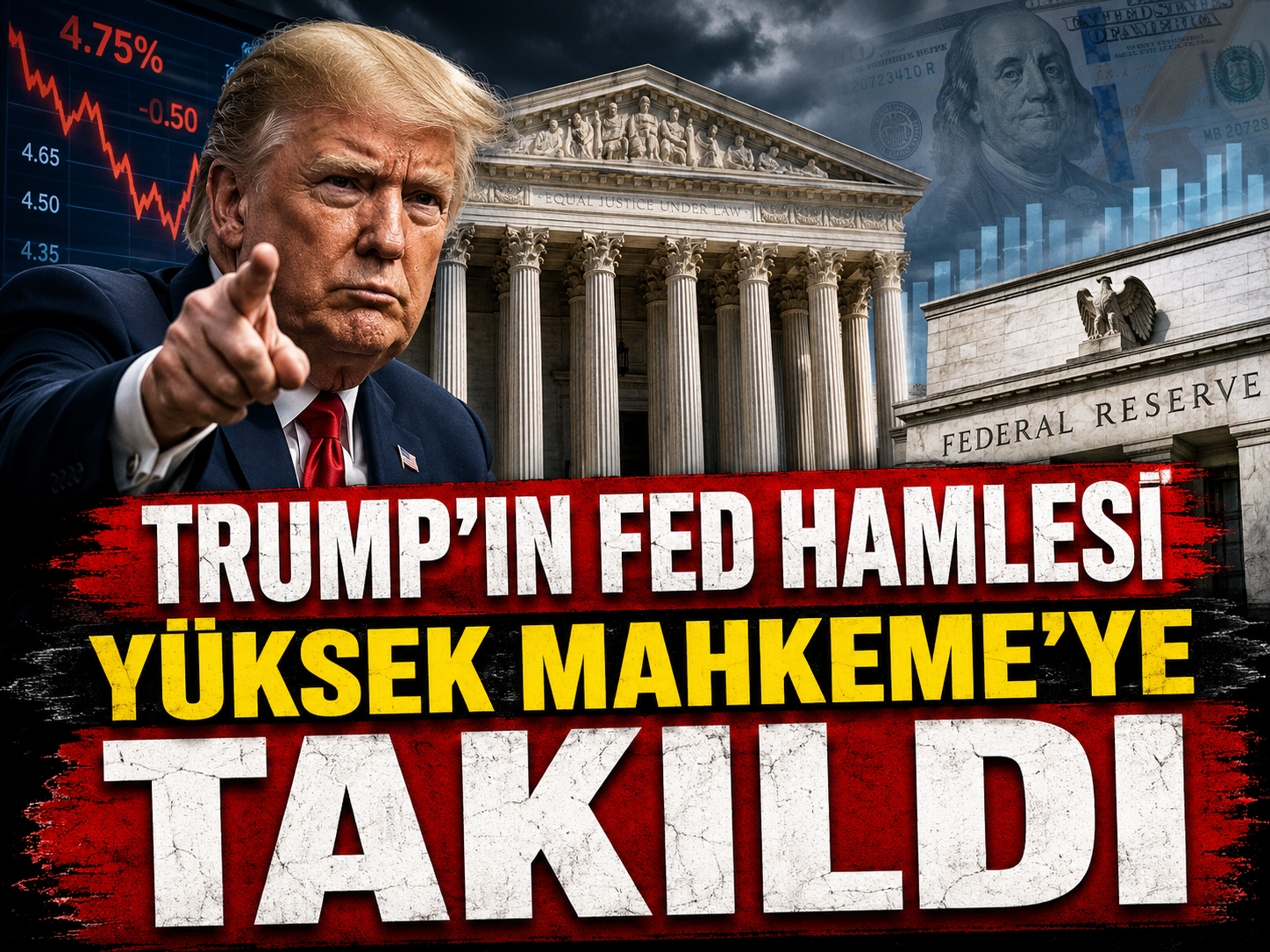 Trump’ın Fed hamlesi Yüksek Mahkeme’ye takıldı