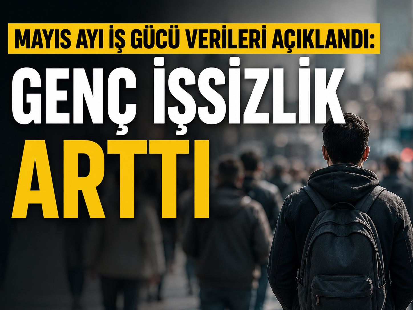 Türkiye'de işsizlik oranı değişmedi, genç işsizlik yükseldi