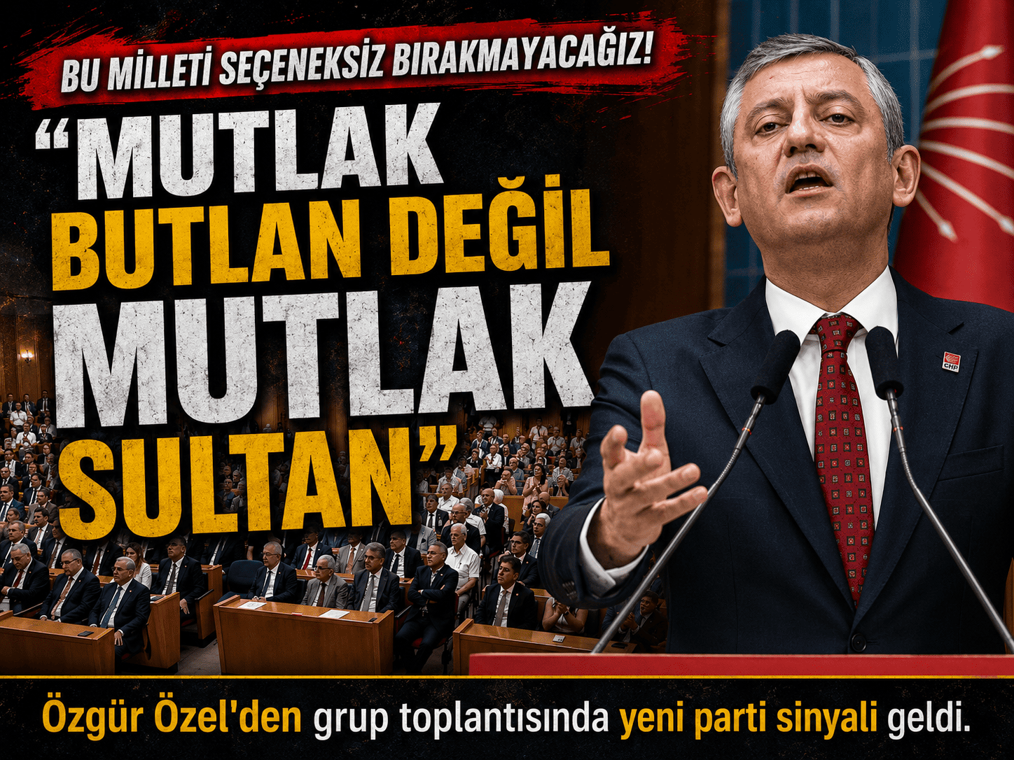 Yeni parti sinyali: Bu milleti seçeneksiz bırakmayacağız