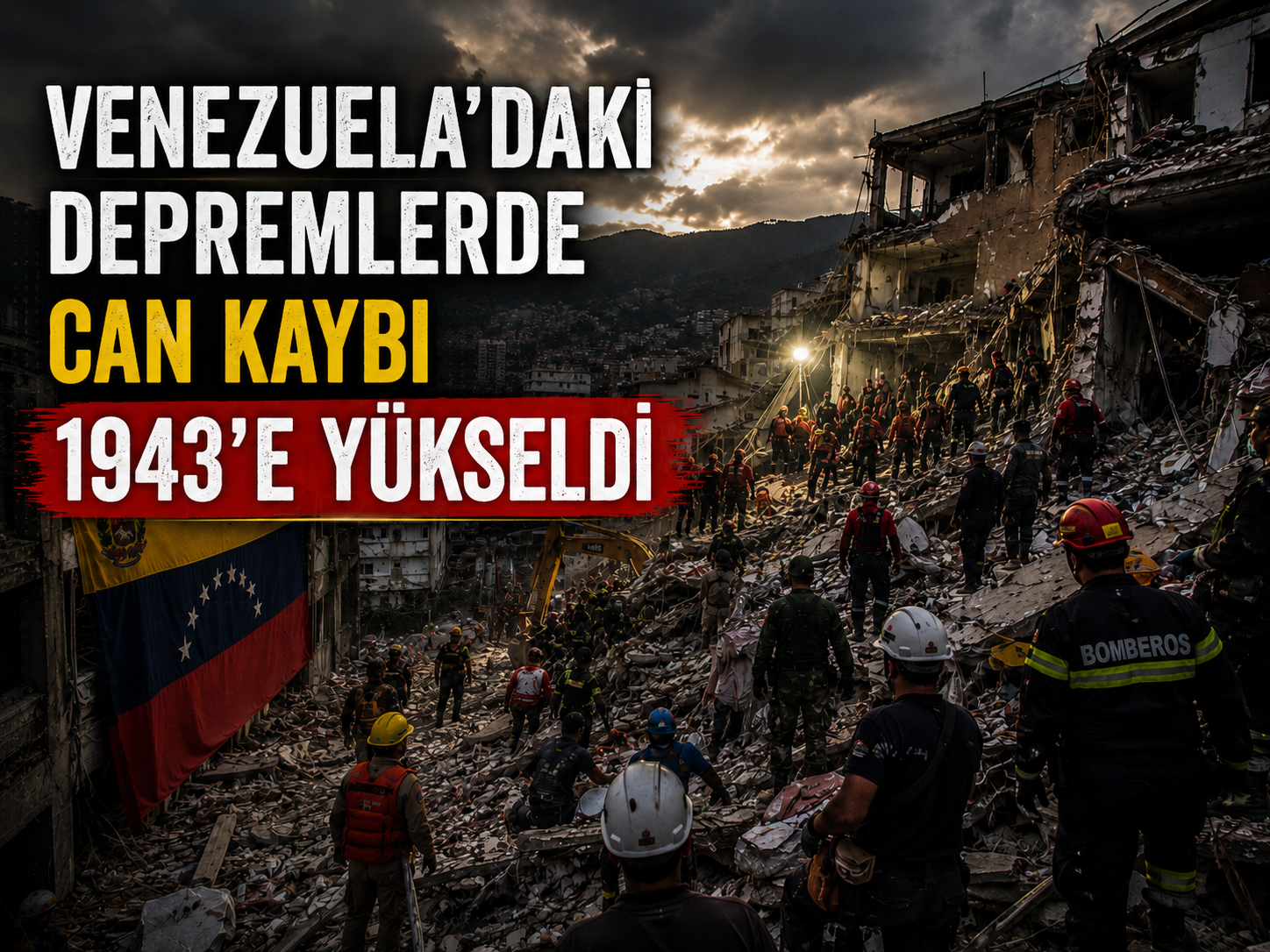 Venezuela’daki depremlerde can kaybı 1943’e yükseldi