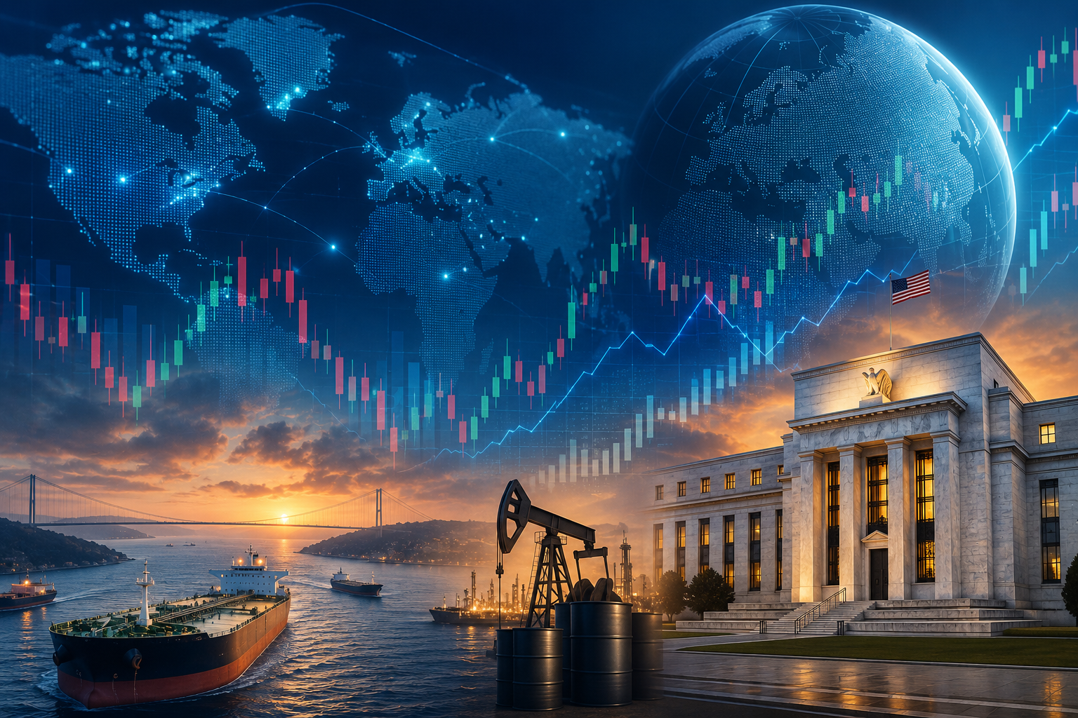 üresel piyasalar yeni güne temkinli başladı! Jeopolitik riskler ve Fed beklentileri öne çıktı