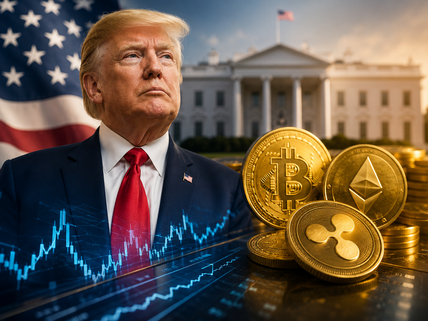Trump'ın kripto girişimleri 1,2 milyar dolar kazandırdı!