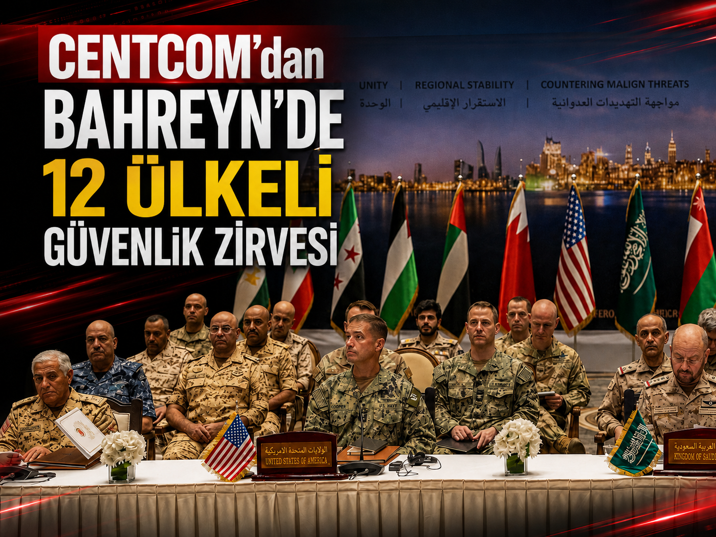 CENTCOM’dan Bahreyn’de 12 ülkeli güvenlik zirvesi