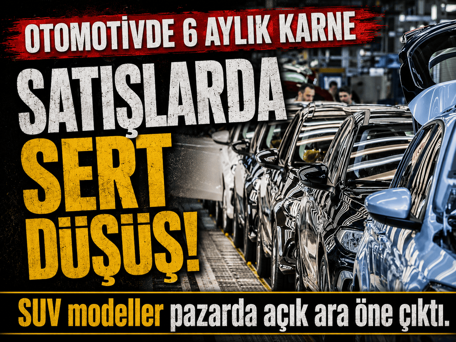 Otomobil satışlarında yılın ilk yarısında fren etkisi