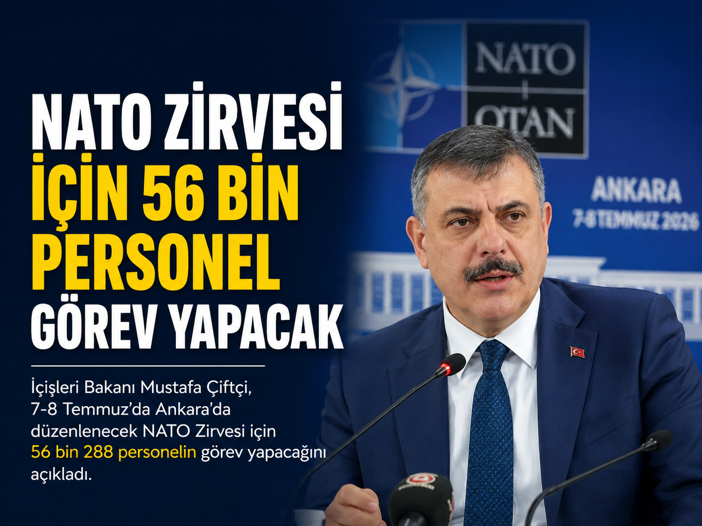 NATO Zirvesi İçin 56 Bin Personel Görev Yapacak