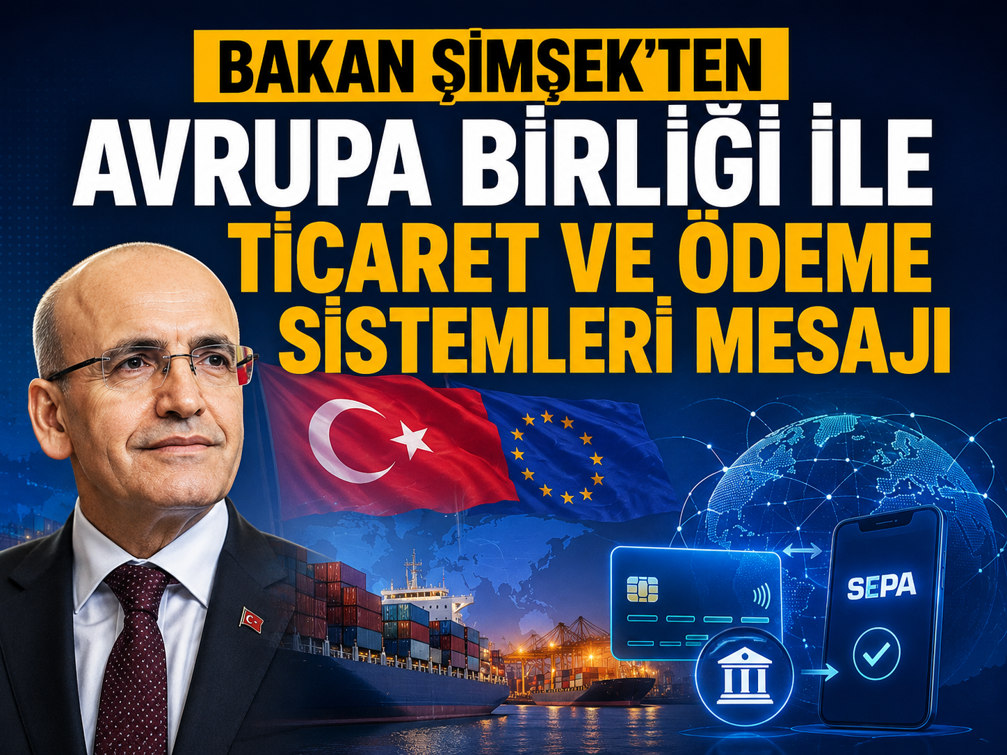 Bakan Şimşek'ten Avrupa Birliği ile ticaret ve ödeme sistemleri mesajı