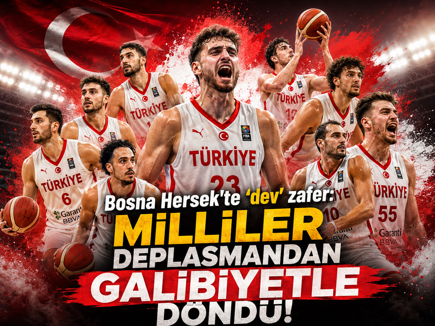 Bosna Hersek'te "dev" zafer: Milliler deplasmandan galibiyetle döndü!