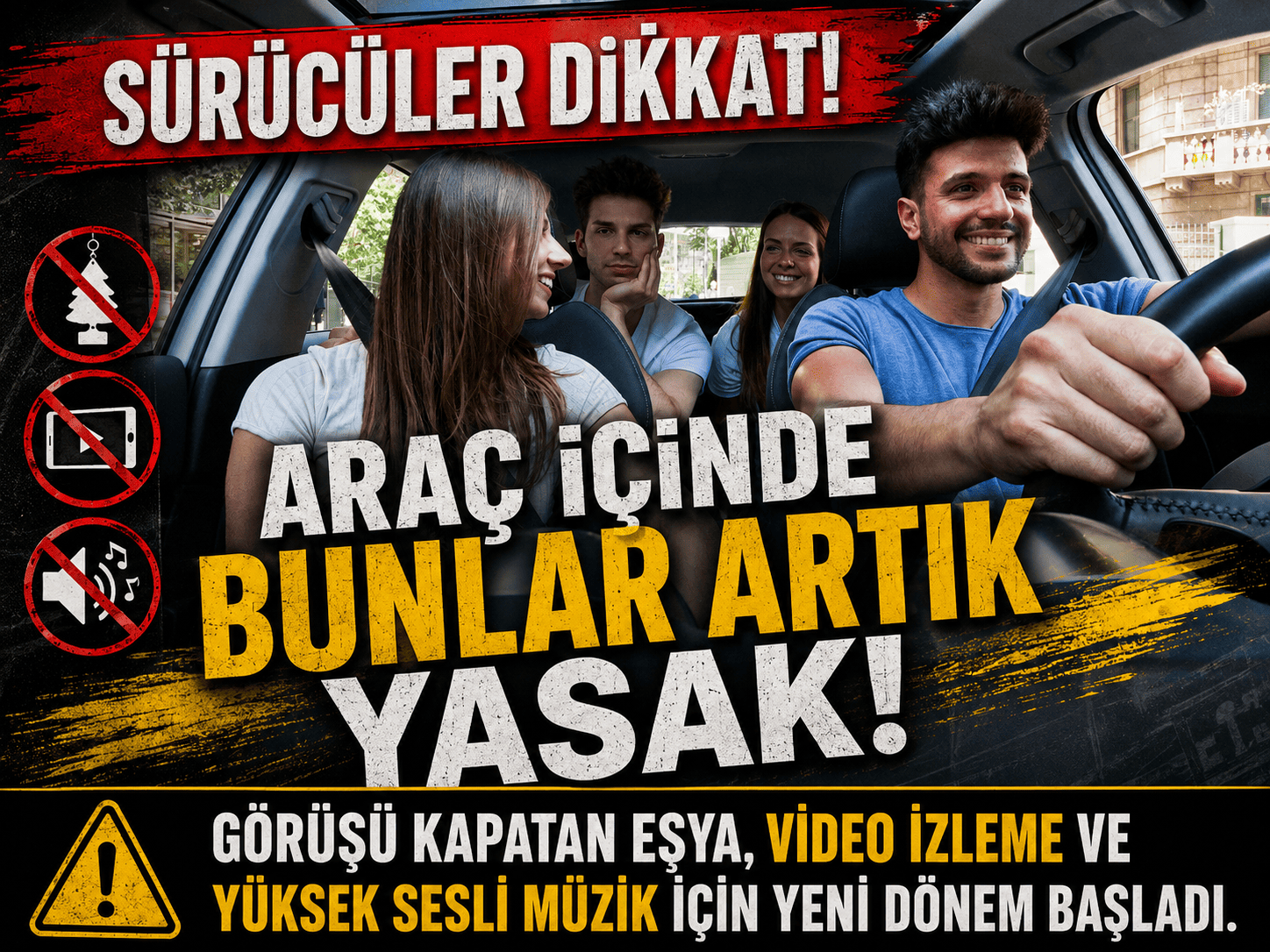 Sürücüler dikkat! Cam önündeki eşya başınızı yakabilir