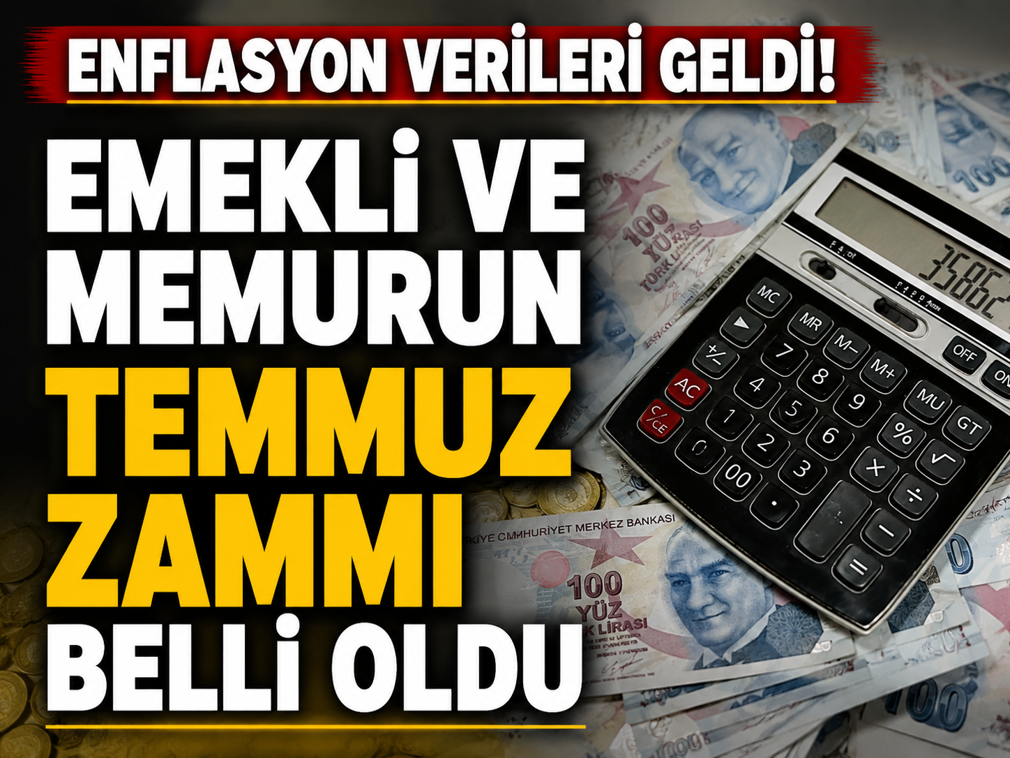 Enflasyon verileri geldi, maaş zamları belli oldu