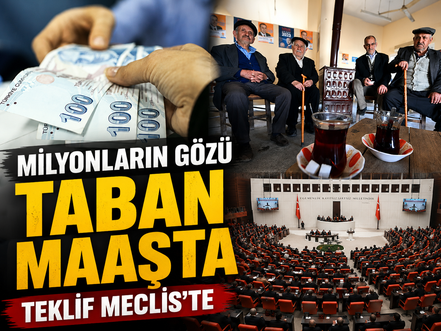 Teklif Meclis'e sunuldu: En düşük emekli aylığına zam