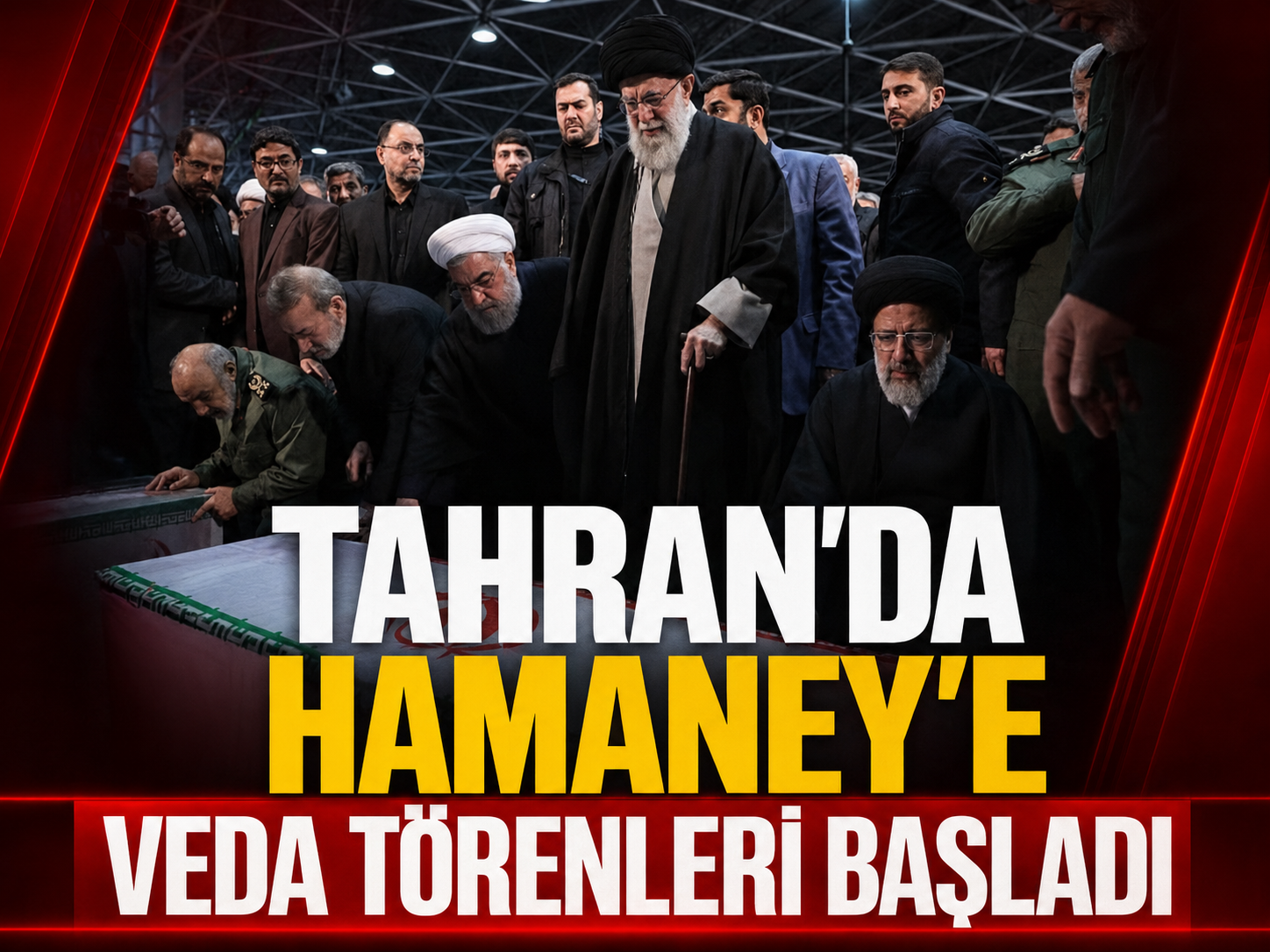 Tahran’da Hamaney’e veda törenleri başladı