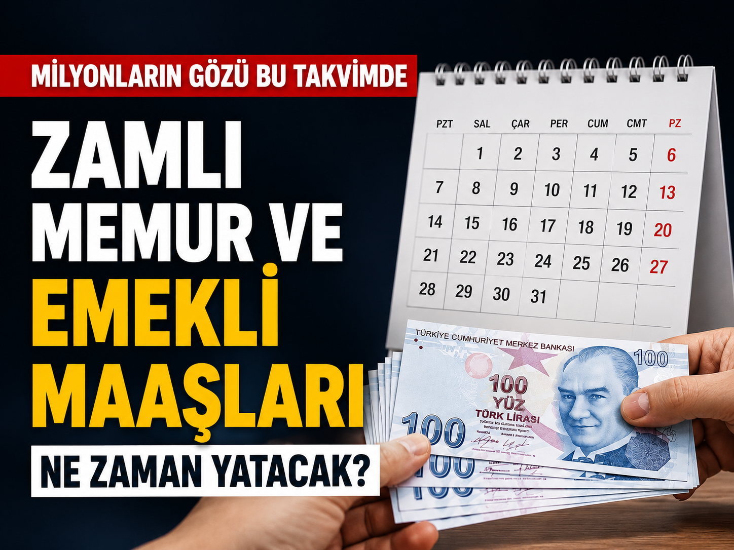 Zamlı memur ve emekli maaşları ne zaman yatacak?