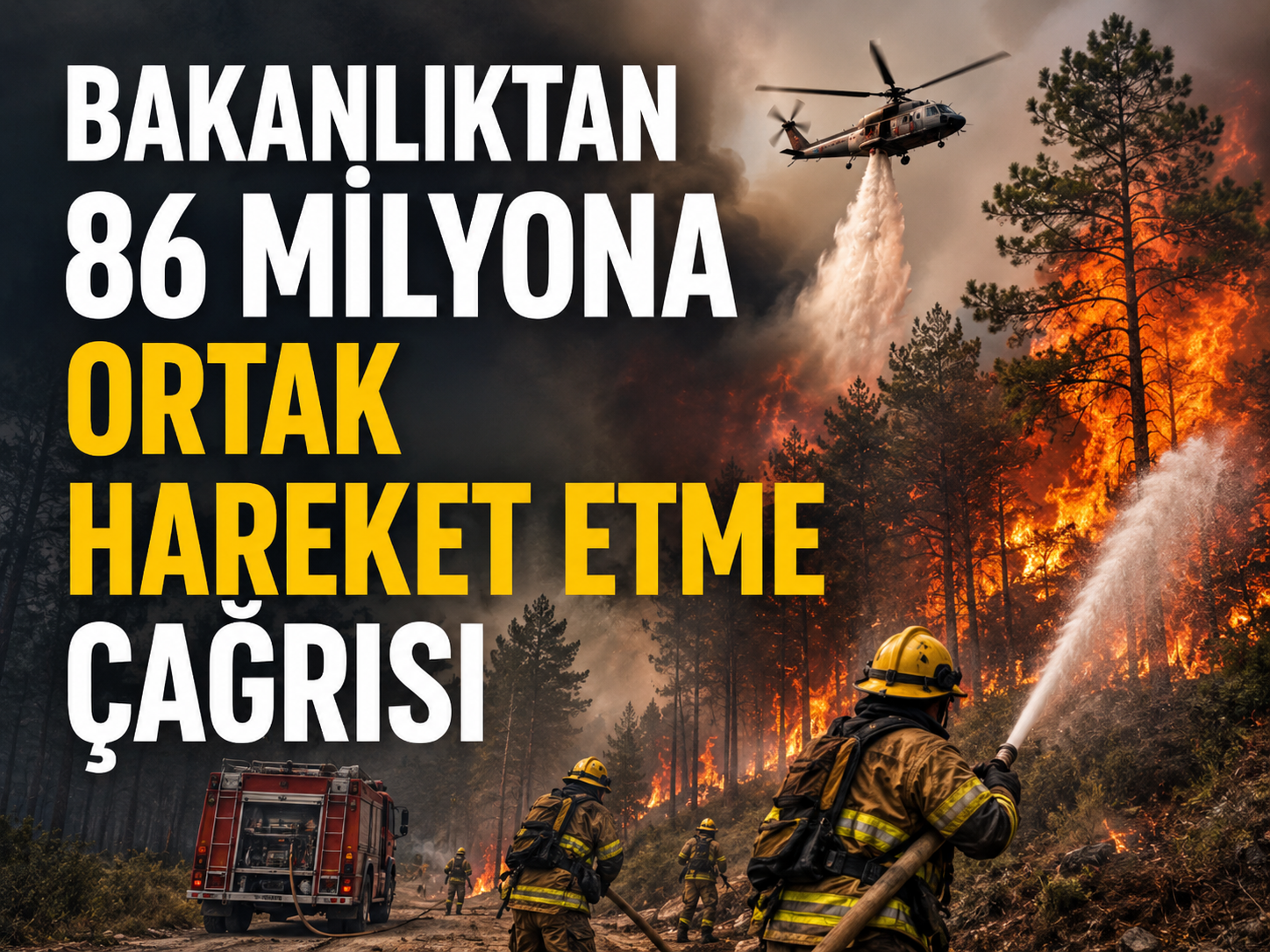 Bakanlıktan 86 milyona ortak hareket etme çağrısı