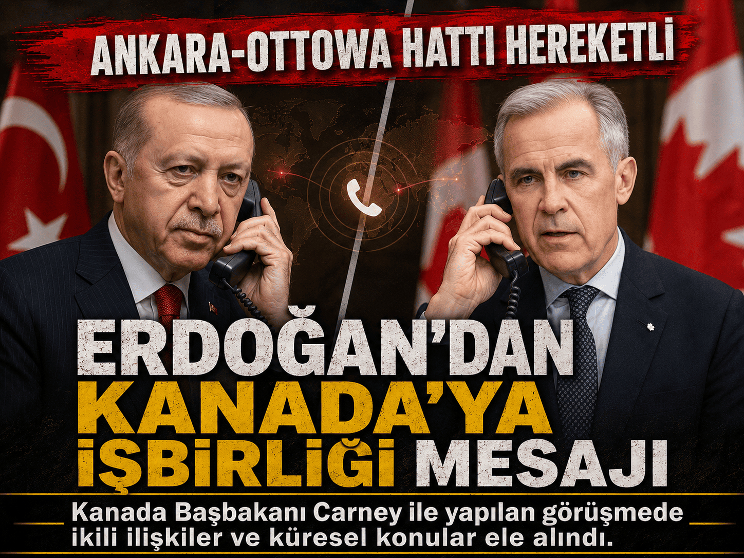 Erdoğan ve Carney görüştü: Masada NATO Zirvesi vardı