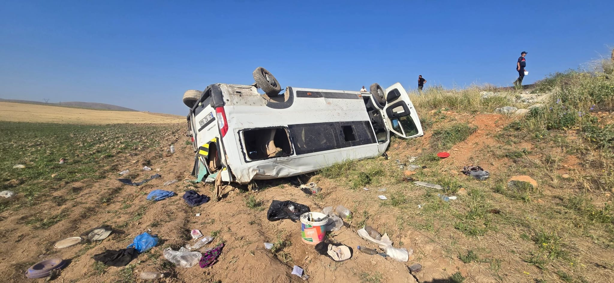 Suruç’ta can pazarı: Tarım işçilerini taşıyan minibüs devrildi