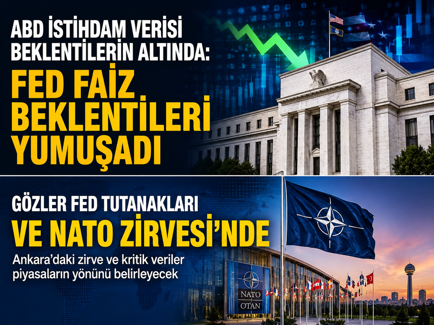 Küresel piyasalarda bu hafta gözler Fed tutanakları ve NATO Zirvesi'nde