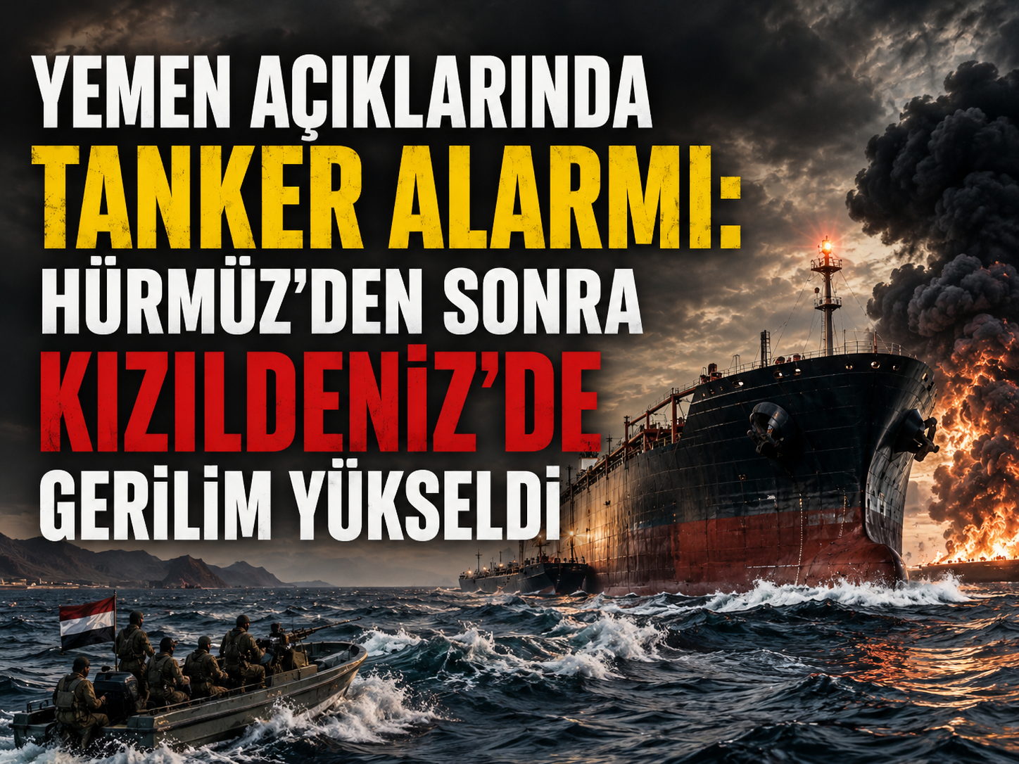 Yemen açıklarında tanker alarmı: Hürmüz'den sonra Kızıldeniz'de gerilim yükseldi