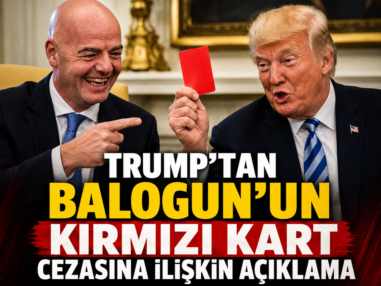Trump’tan Balogun’un kırmızı kart cezasına ilişkin açıklama