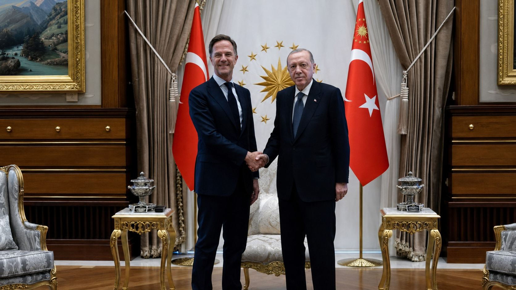 Cumhurbaşkanı Erdoğan, NATO Genel Sekreteri Rutte ile görüştü