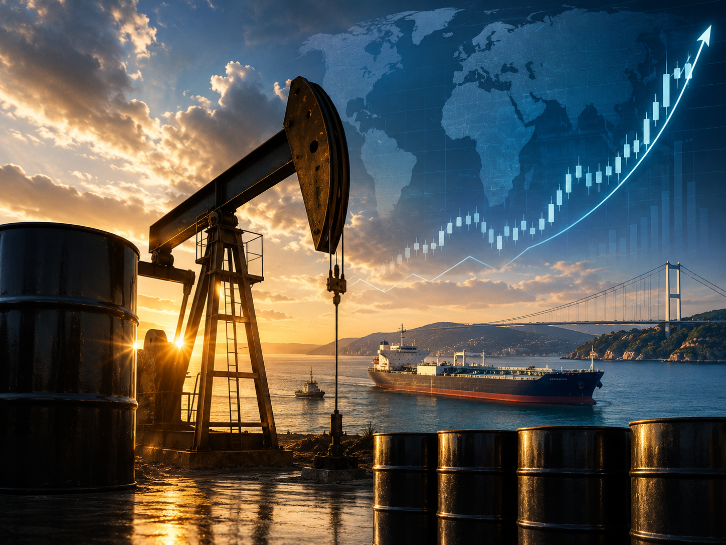 Brent petrol 72,75 dolara yükseldi! Hürmüz gerilimi fiyatları destekliyor