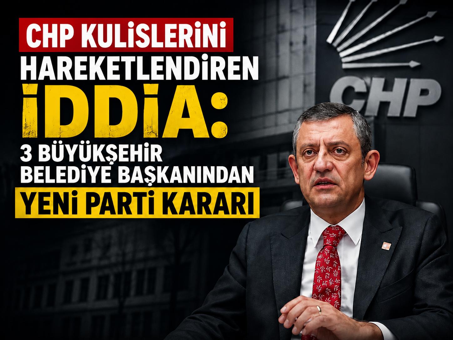 CHP kulislerini hareketlendiren iddia: 3 büyükşehir belediye başkanından yeni parti kararı
