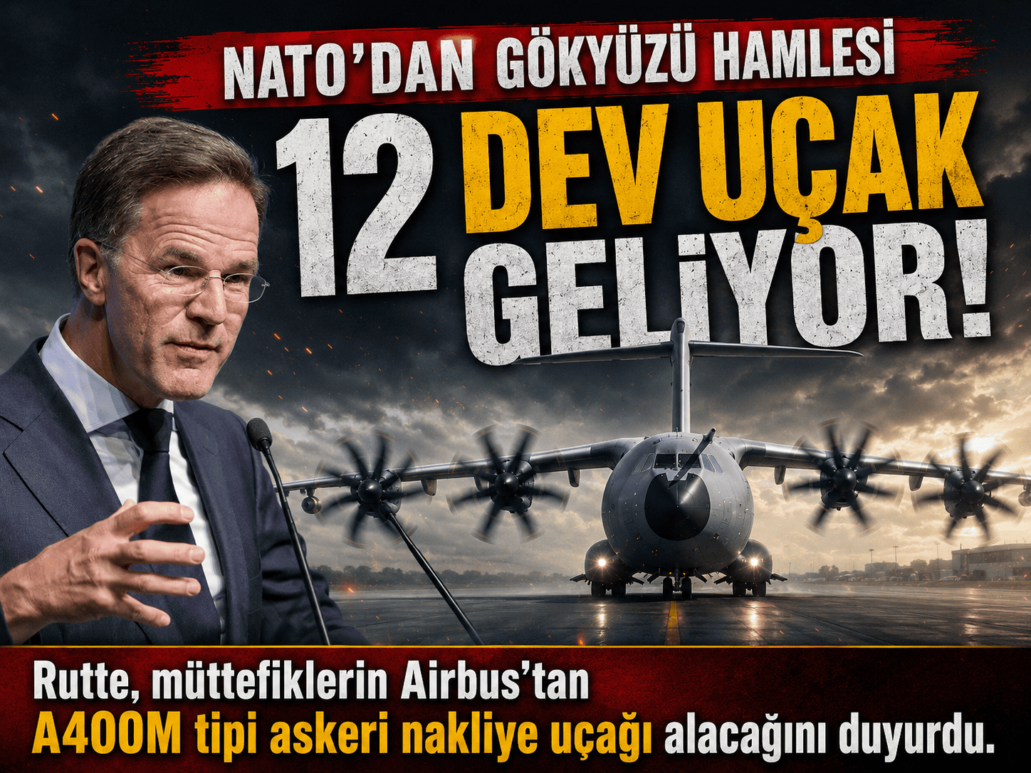 NATO’dan Ankara’da sürpriz hamle: 12 dev uçak geliyor