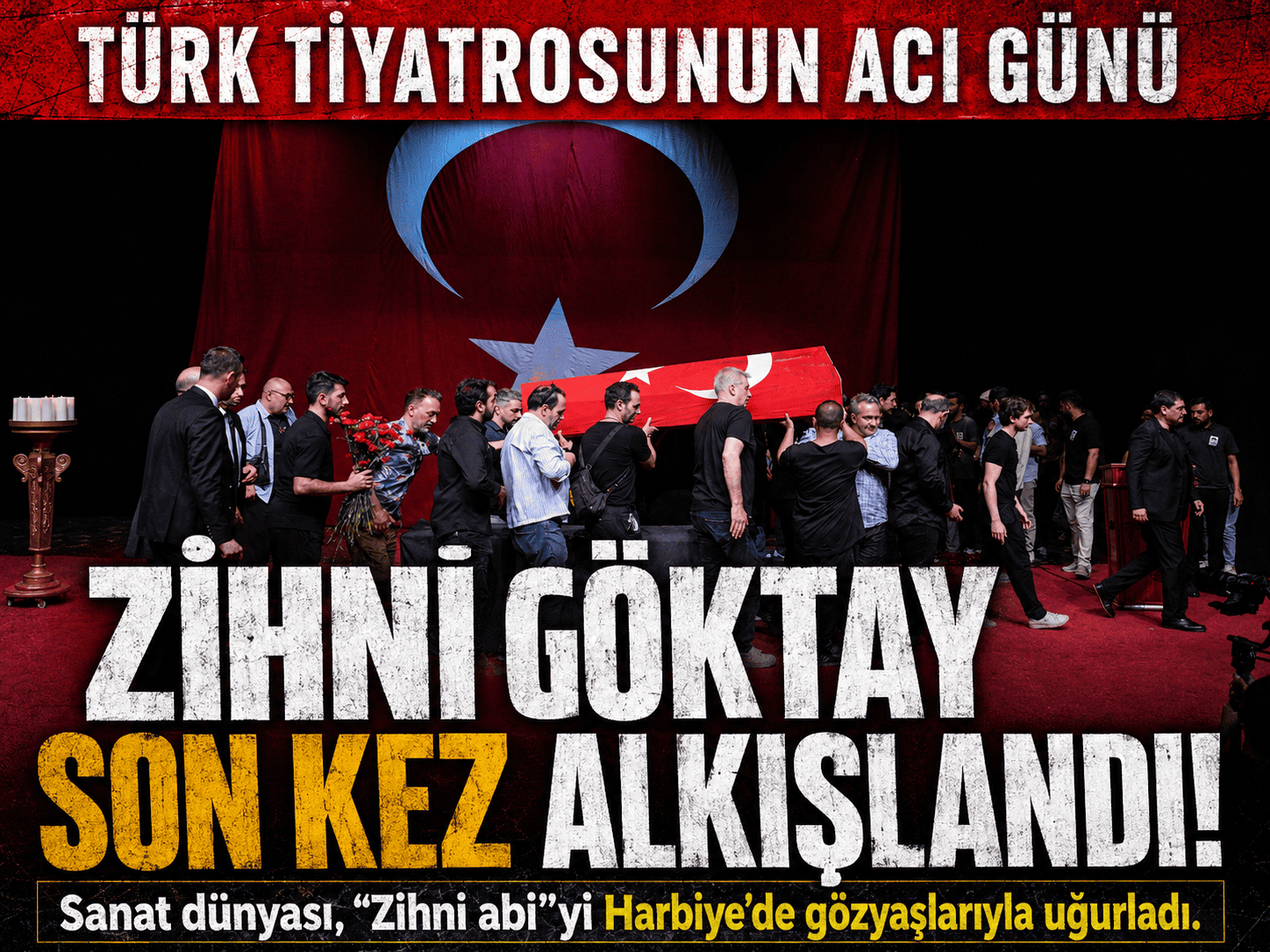 Zihni Göktay gözyaşlarıyla uğurlandı