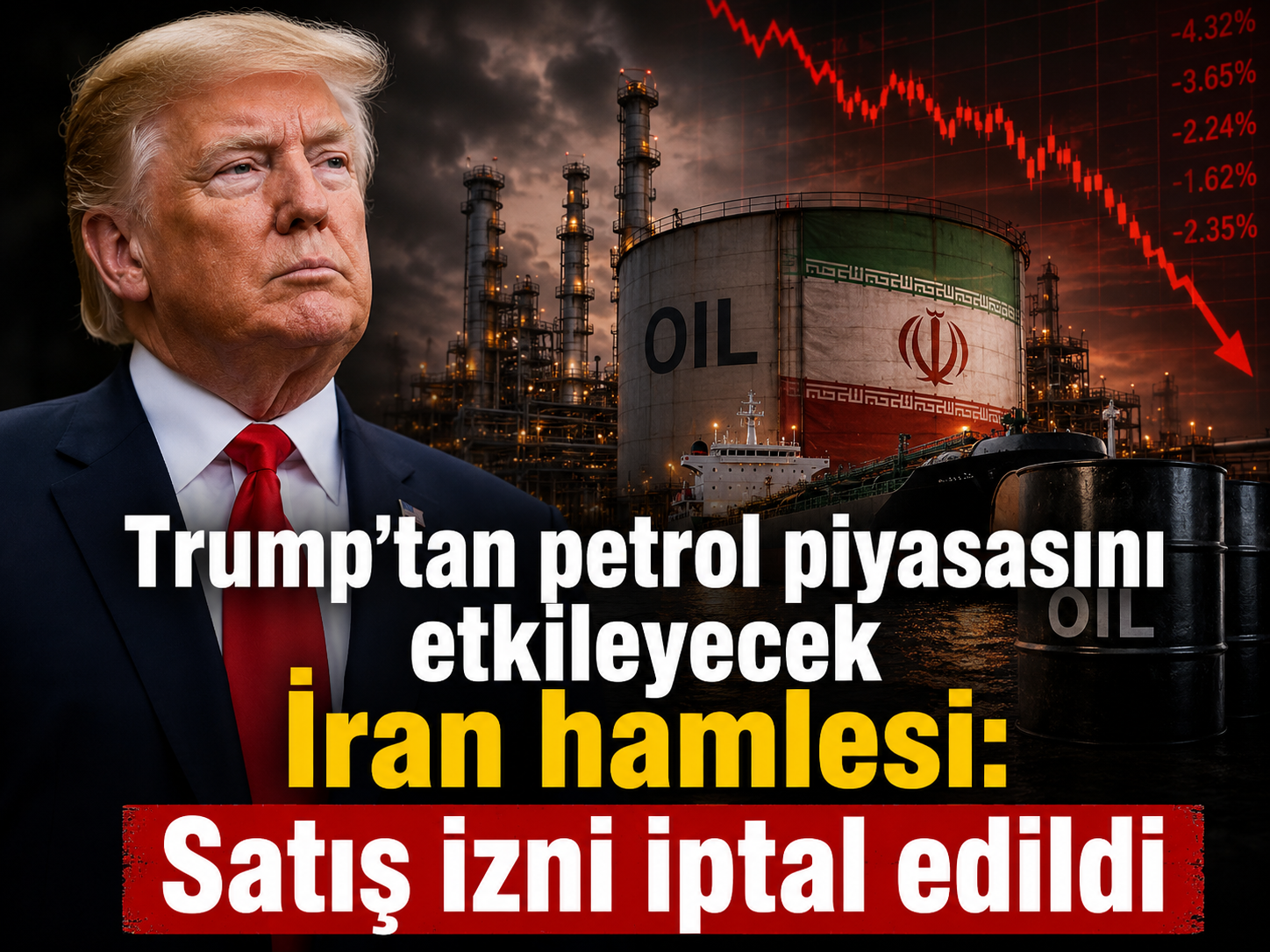 Trump’tan petrol piyasasını etkileyecek İran hamlesi: Satış izni iptal edildi