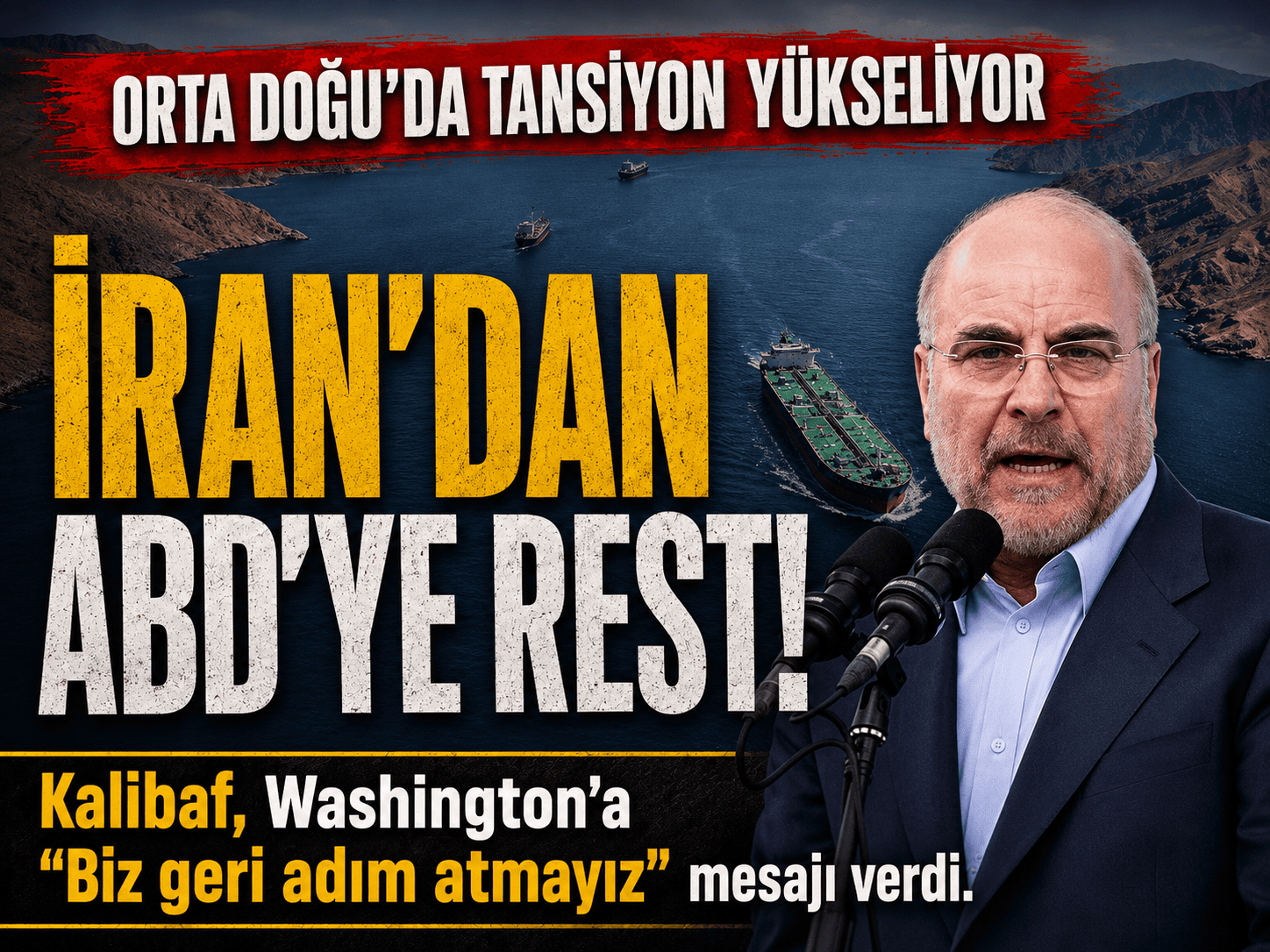 İran, ABD’ye meydan okudu: Geri adım atmayız