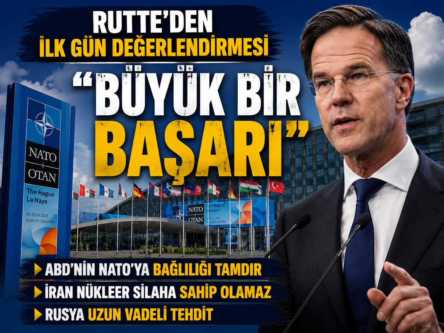 Rutte, NATO Ankara Zirvesi'nin ilk gününü değerlendirdi