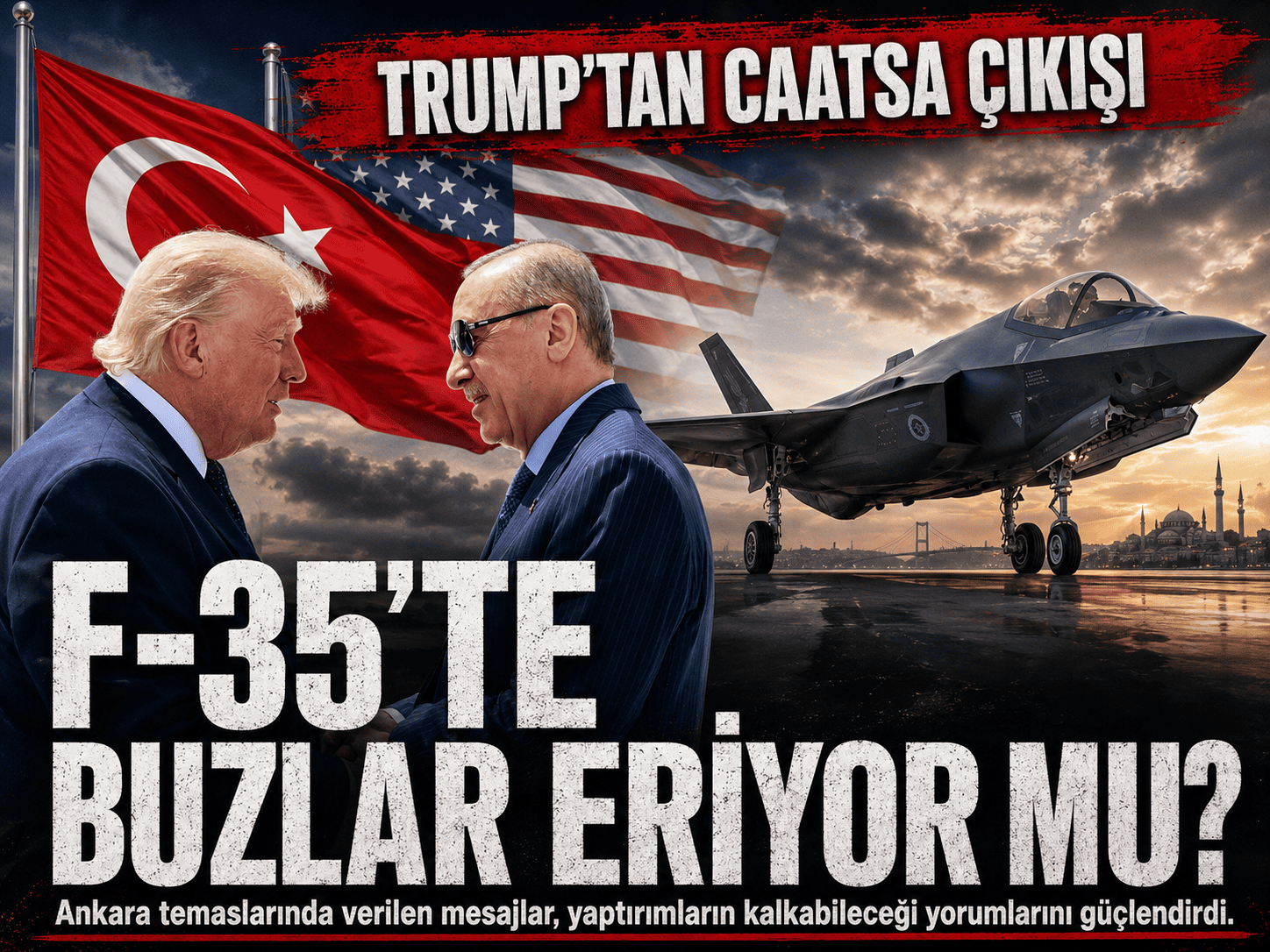 Trump’tan Ankara’da sürpriz çıkış: F-35 yolu açılıyor mu?