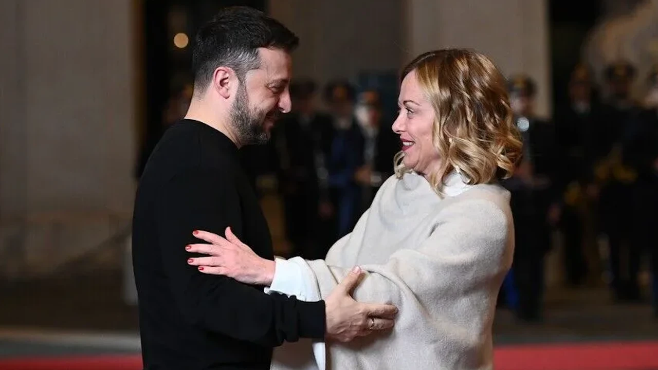 Meloni ile Zelenskiy Ankara'da görüştü! Ukrayna'ya destek ve barış mesajı