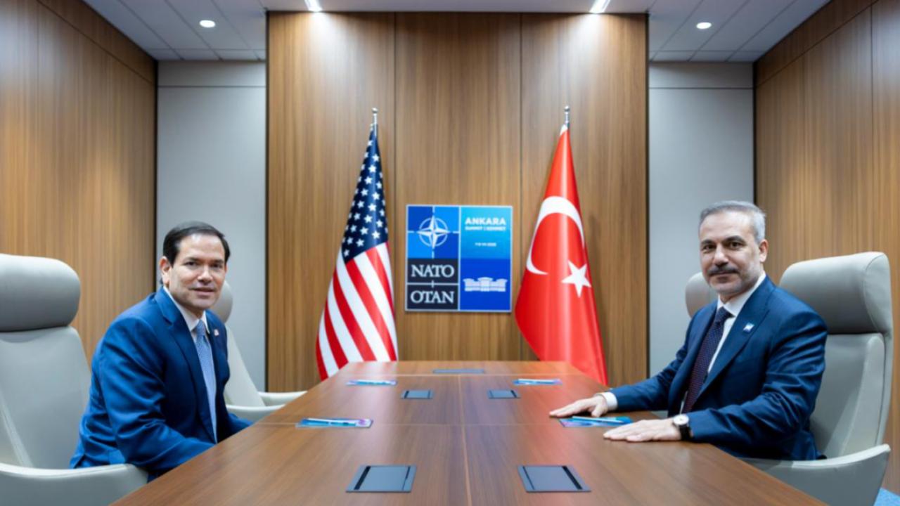Dışişleri Bakanı Hakan Fidan, ABD'li mevkidaşı Rubio ile görüştü
