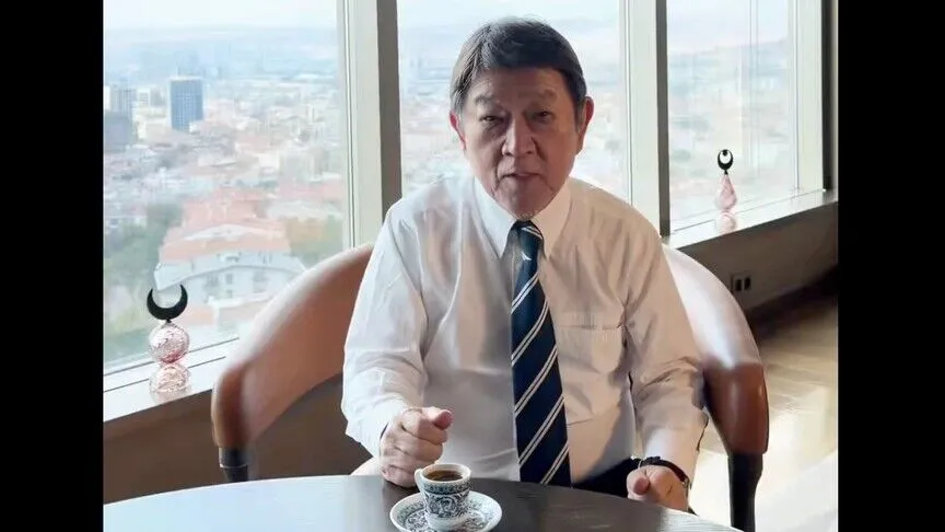 Japon bakandan Türk kahvesi keyfi