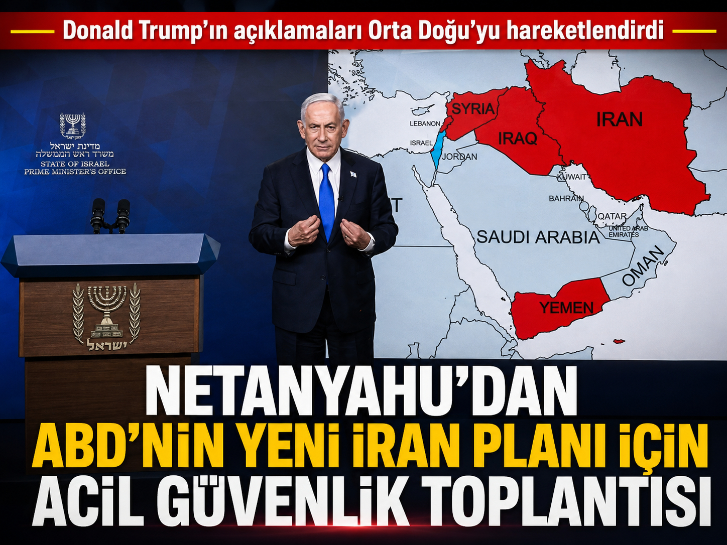 Netanyahu'dan ABD'nin yeni İran planı için acil güvenlik toplantısı