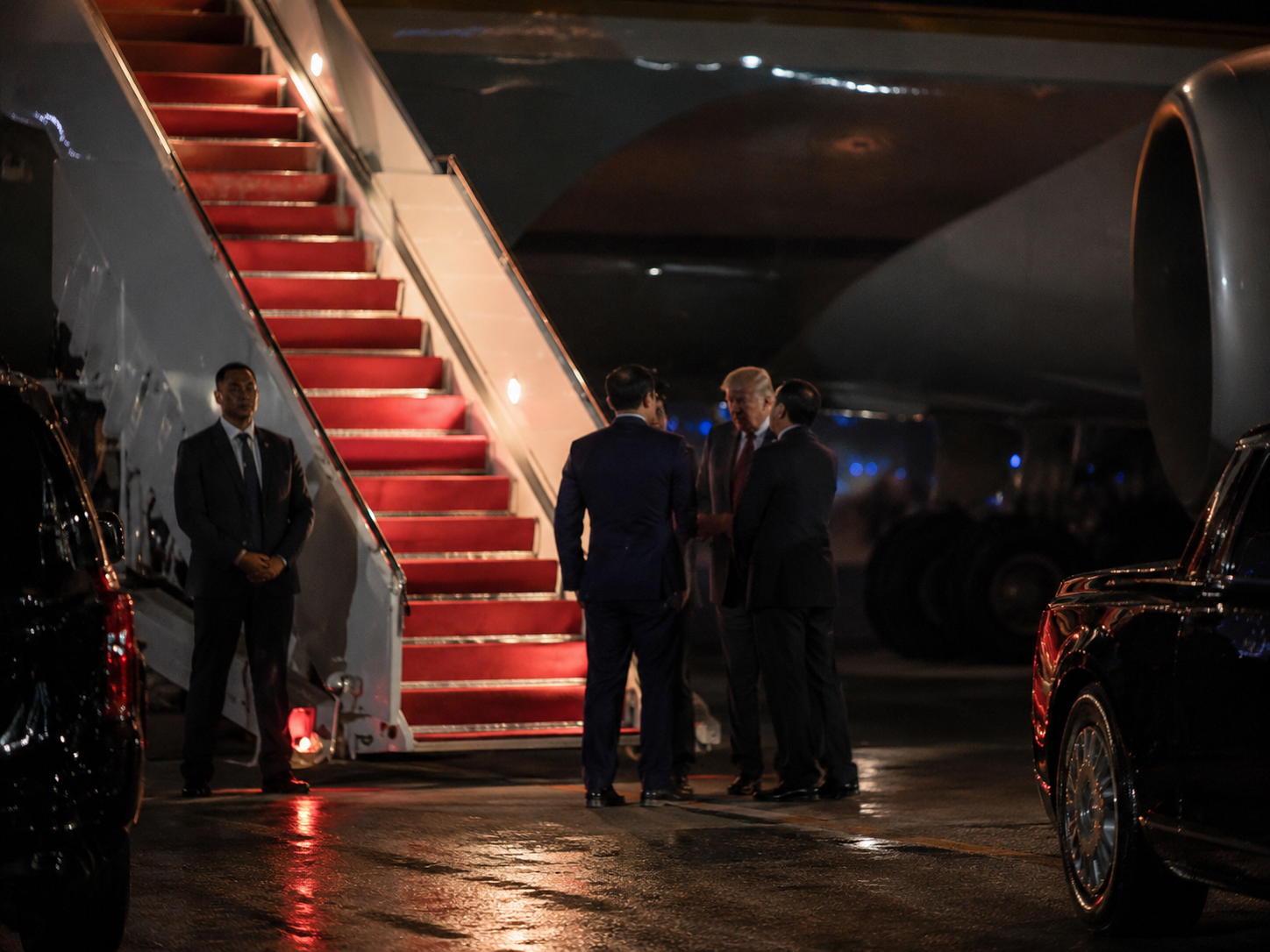Donald Trump NATO Zirvesi sonrası Ankara’dan ayrıldı