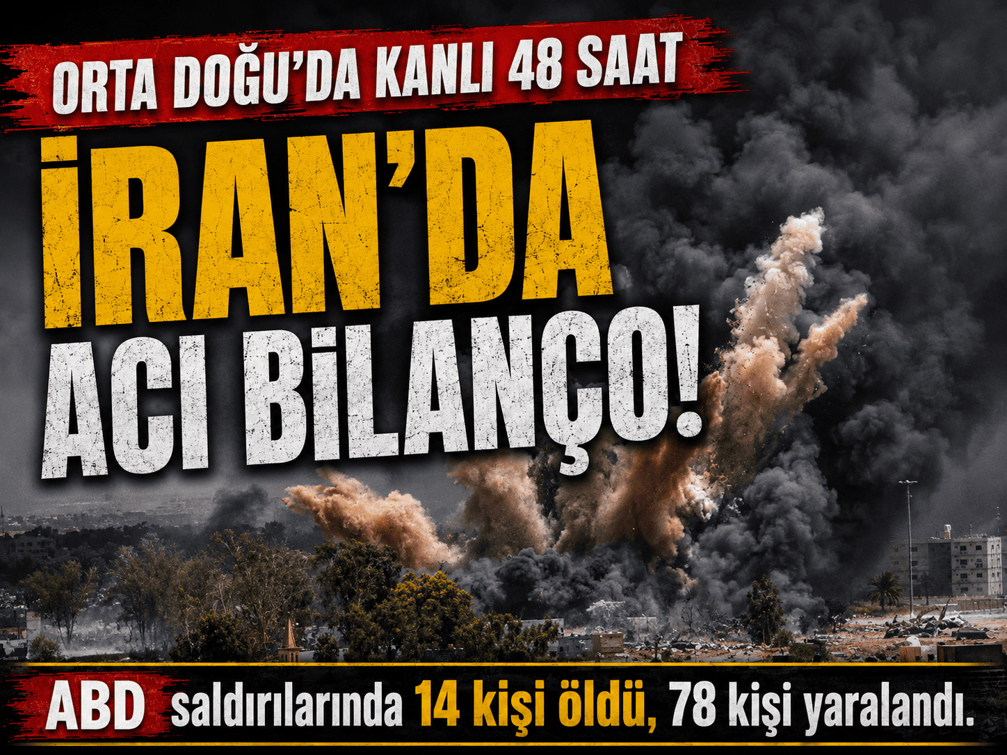 İran’da kanlı 48 saat: ABD saldırılarının bilançosu ağır!
