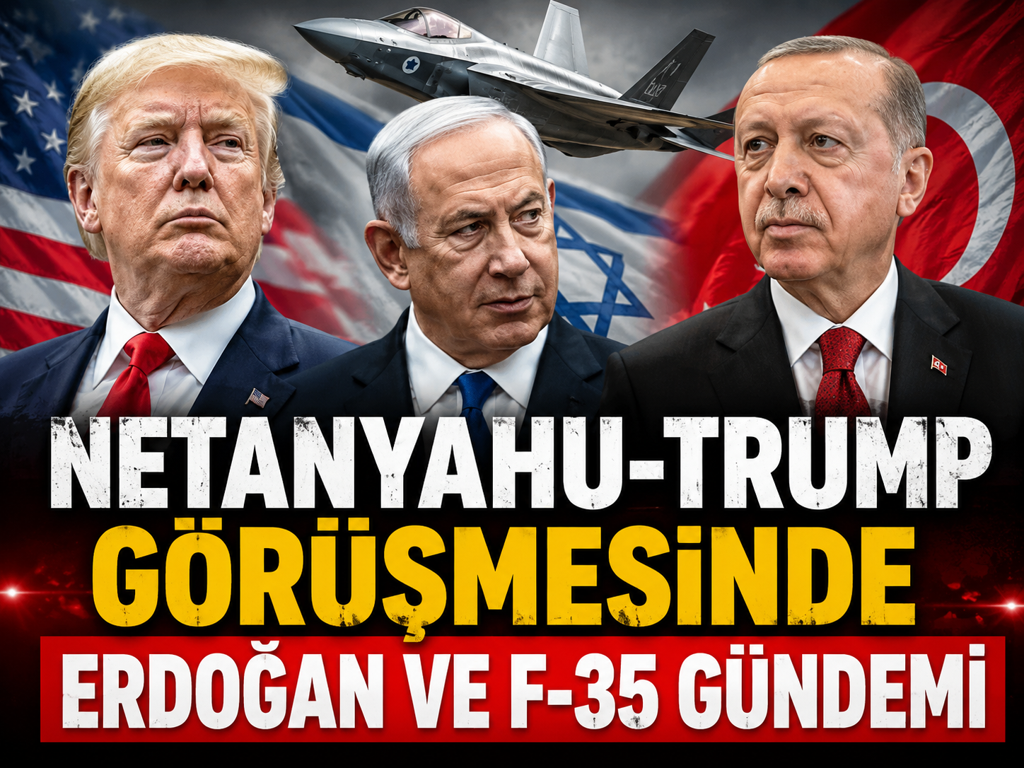 Netanyahu-Trump görüşmesinde Erdoğan ve F-35 gündemi
