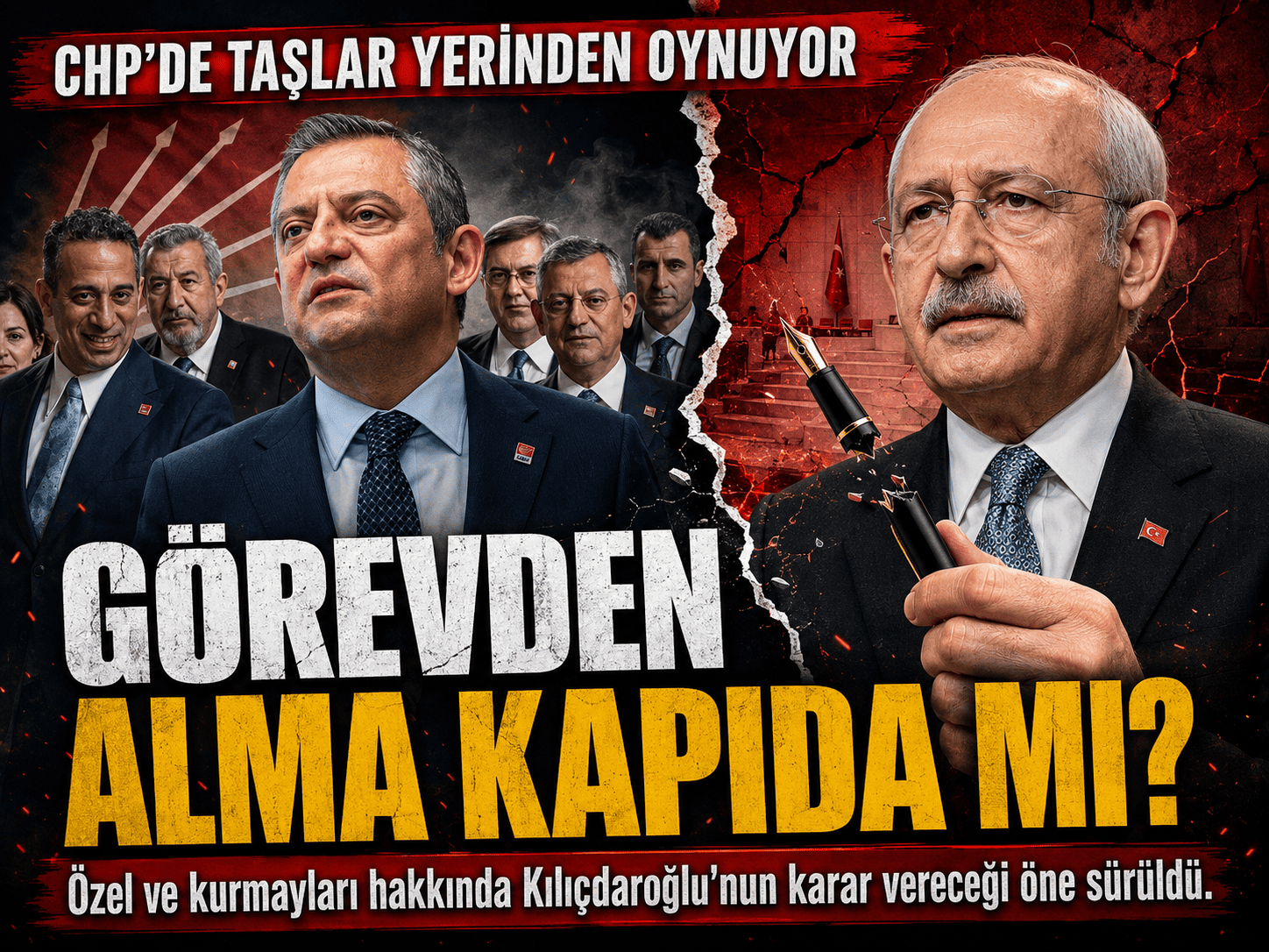 CHP’de büyük kırılma kapıda: Özel görevden mi alınacak?