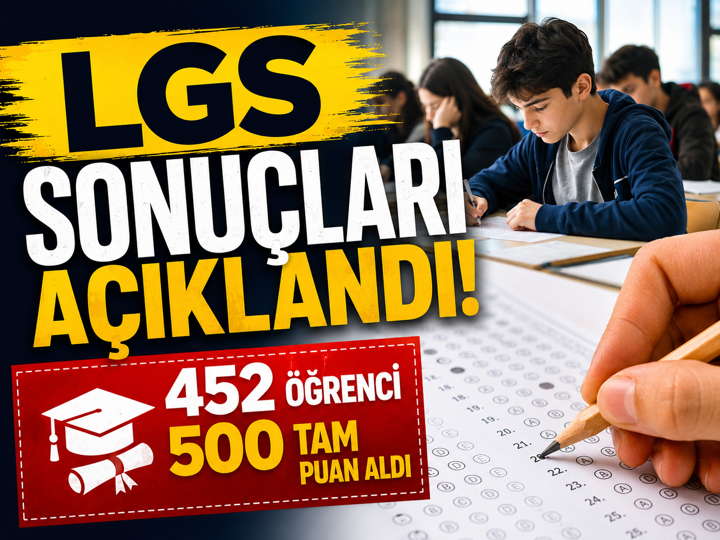 LGS sonuçları açıklandı