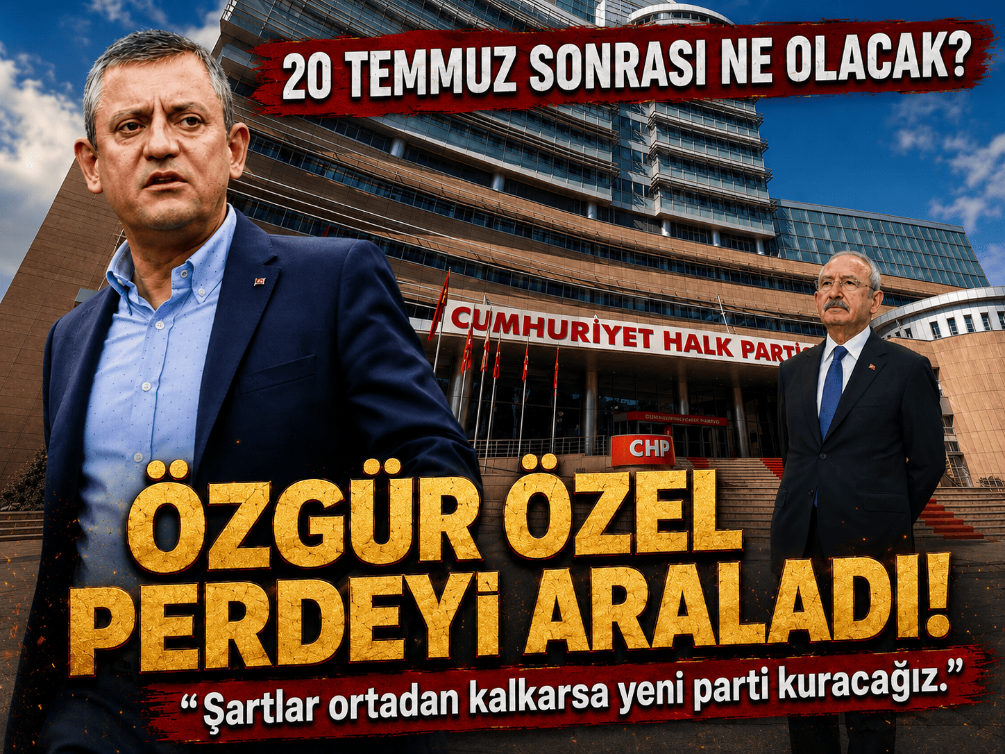 Yeni parti kurulacak mı? Özel’in 20 Temmuz planı