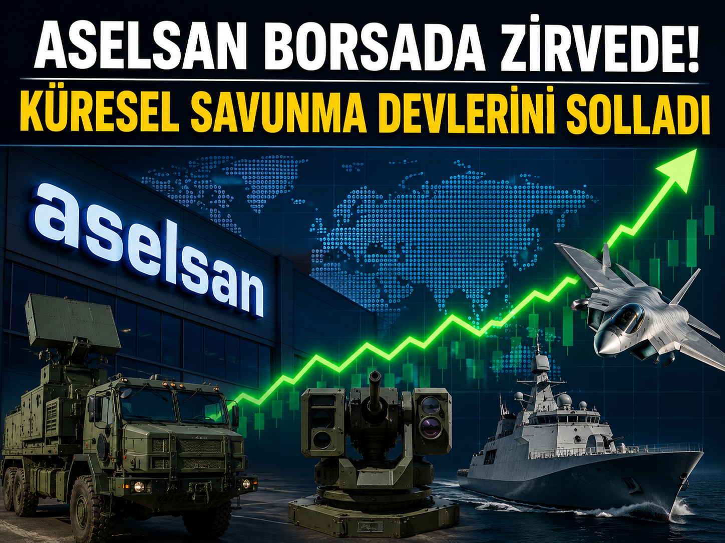 Jeopolitik gerilimler savunma hisselerini hareketlendirdi, ASELSAN öne çıktı